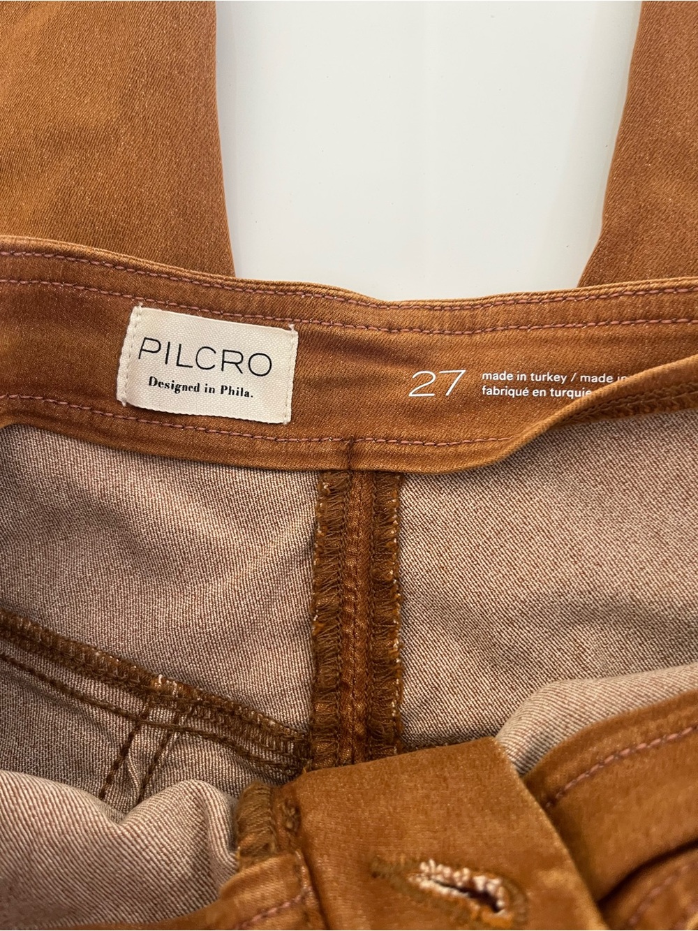 Pilcro High-Rise Pants in Rust size 27 wide leg - Picture 3 of 3